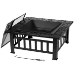 tepro Garten Glenview  ognjište   crna