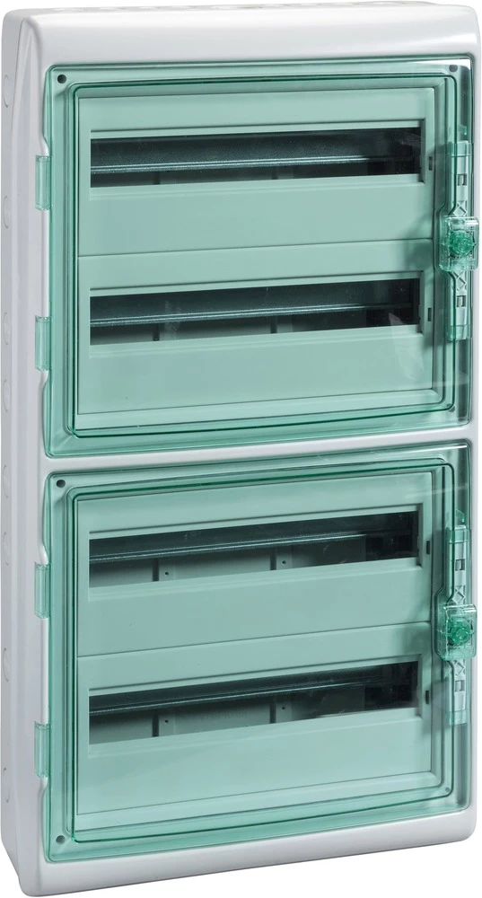 Površinska ugradnja Broj raspodjela = 72 Broj redova = 4 Schneider Electric 13968 13968 slika