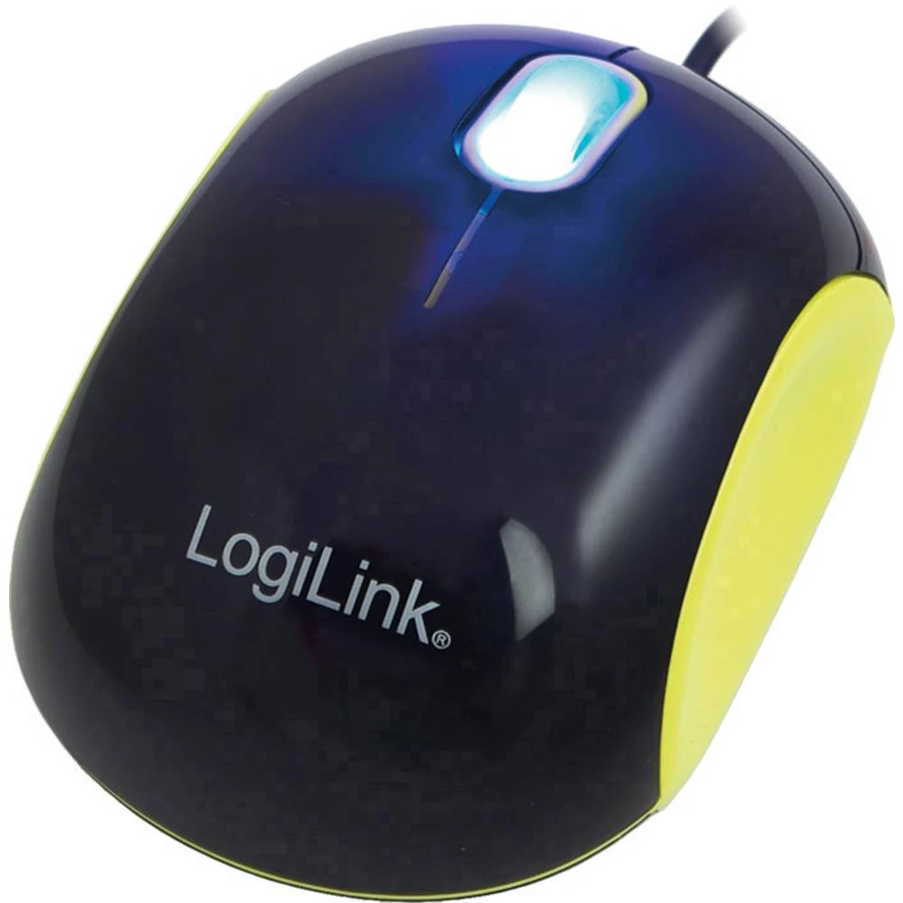 LogiLink ID0094A Cooper USB miš Optički Crna, Žuta slika