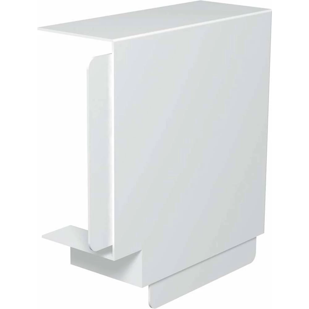 OBO Bettermann 6193021 Kabelske kanalice Niski kutni poklopac 80x170mm PVC, red, RAL9010 Čista bijela slika