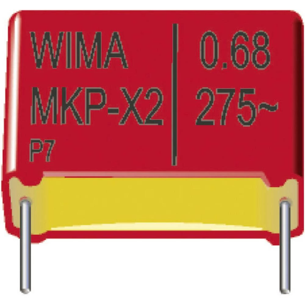 Wima MKP 2 0,22uF 5% 100V RM5 1 St. MKP-Folienkondensator radial bedrahtet  0.22 µF 100 V/DC 5 % 5 mm (L x B x H) 7.2 x slika