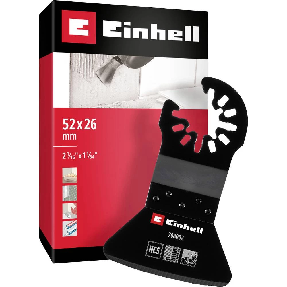 Einhell 708002 Schaber HCS, Starr 52mm krom-vanadij čelik, HCS strugalo 52 mm 1 kom. slika