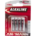 micro (AAA) baterija alkalno-manganov Ansmann LR03 Red-Line 1.5 V 4 St.