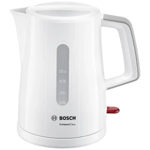 Kuhalo za vodu plastično 1,0 L CompactClass bijelo/svijetlo sivo Bosch Haushalt TWK3A051 kuhalo za vodu bezžičan bijela slika