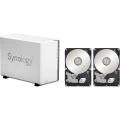 Synology DiskStation DS220j DS220J 20TB RED nas server 20 TB 2 Bay opremljeno s 2x 2TB recertificiranim tvrdim diskovima slika