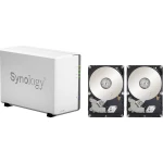 Synology DiskStation DS220j DS220J 20TB RED nas server 20 TB 2 Bay opremljeno s 2x 2TB recertificiranim tvrdim diskovima