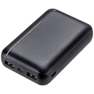 Vivanco  powerbank (rezervna baterija) 10000 mAh  Li-Ion USB a, USB-C® crna prikaz statusa slika