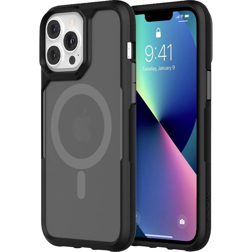 Griffin  Survivor Endurance MagSafe Case  stražnji poklopac za mobilni telefon  Apple  IPhone 13 pro Max  crna, siva slika