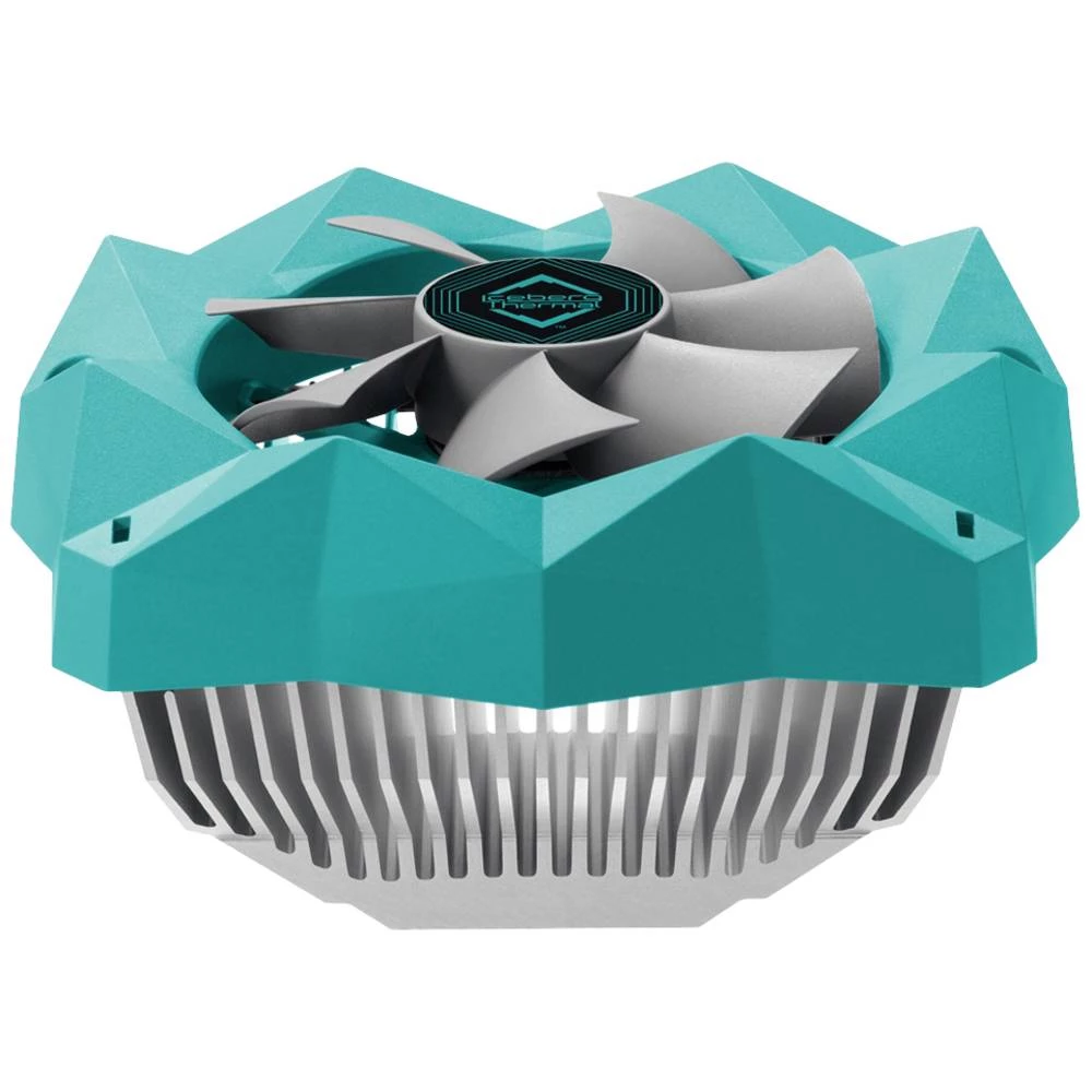Iceberg Thermal IceFLOE T95 procesorski hladnjak 9,2 cm Zeleni, Nehrđajući čelik 1 kom. Iceberg Thermal IceFLOE T95 CPU hladnjak sa ventilatorom slika