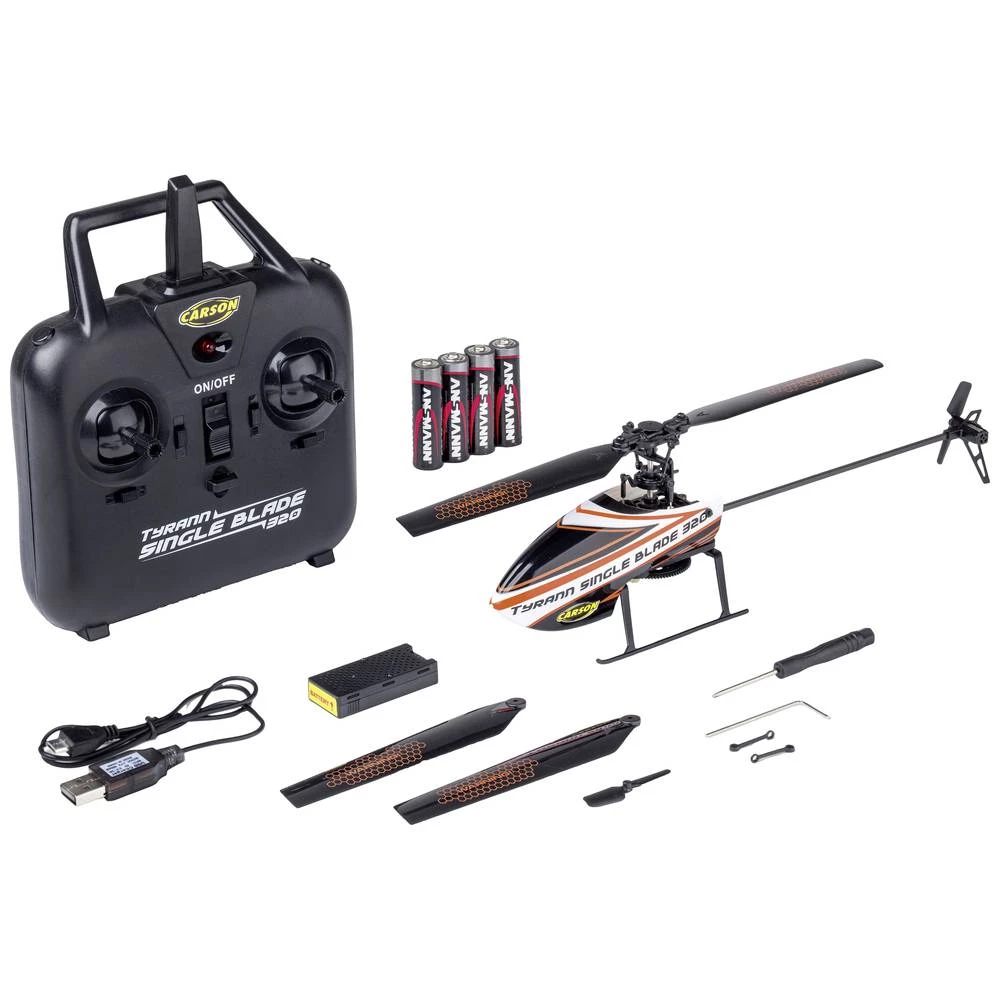 Carson Modellsport Tyrann Single Blade 320 2.4G 100%RTF ora RC helikopter RtF slika