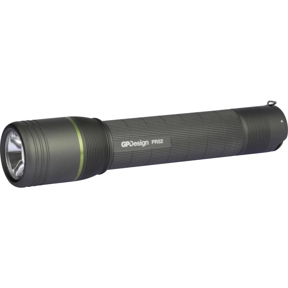 LED Džepna svjetiljka GP Design PR52 Vega pogon na punjivu bateriju 450 lm 143 g Crna slika