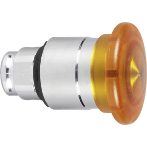 Schneider Electric ZB4BW453 prednji element za osvijetljeni gumb ponovno postavljiv (Ø) 22 mm neobilježeno krom boja, žuta 1 St. slika