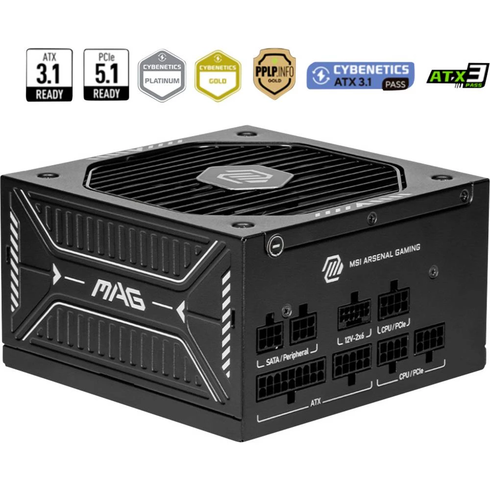 MSI MAG A750GLS PC napajanje 750 W 80 plus gold slika
