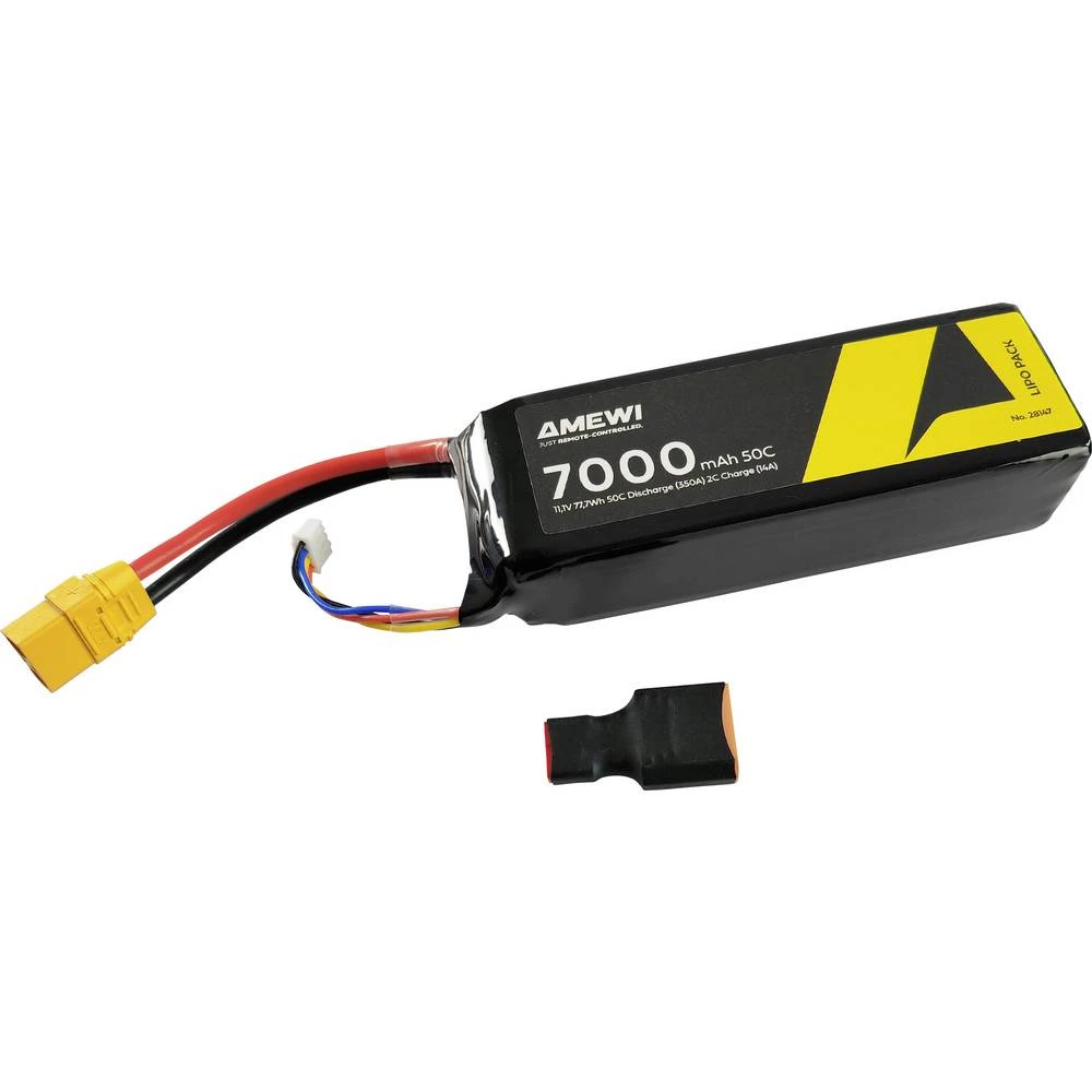 Amewi lipo akumulatorski paket za modele 11.1 V 7000 mAh Broj ćelija: 3 tvrdo kućište XT90 slika