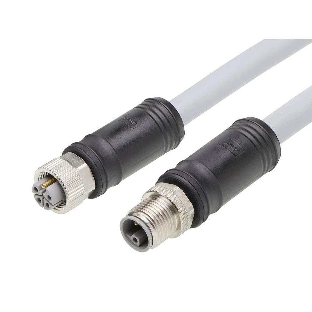 Molex 1205010201 utični konektor za senzor/aktivator, konfekcionirani žženski konektor, ravni, ravni muški konektor 1 m slika