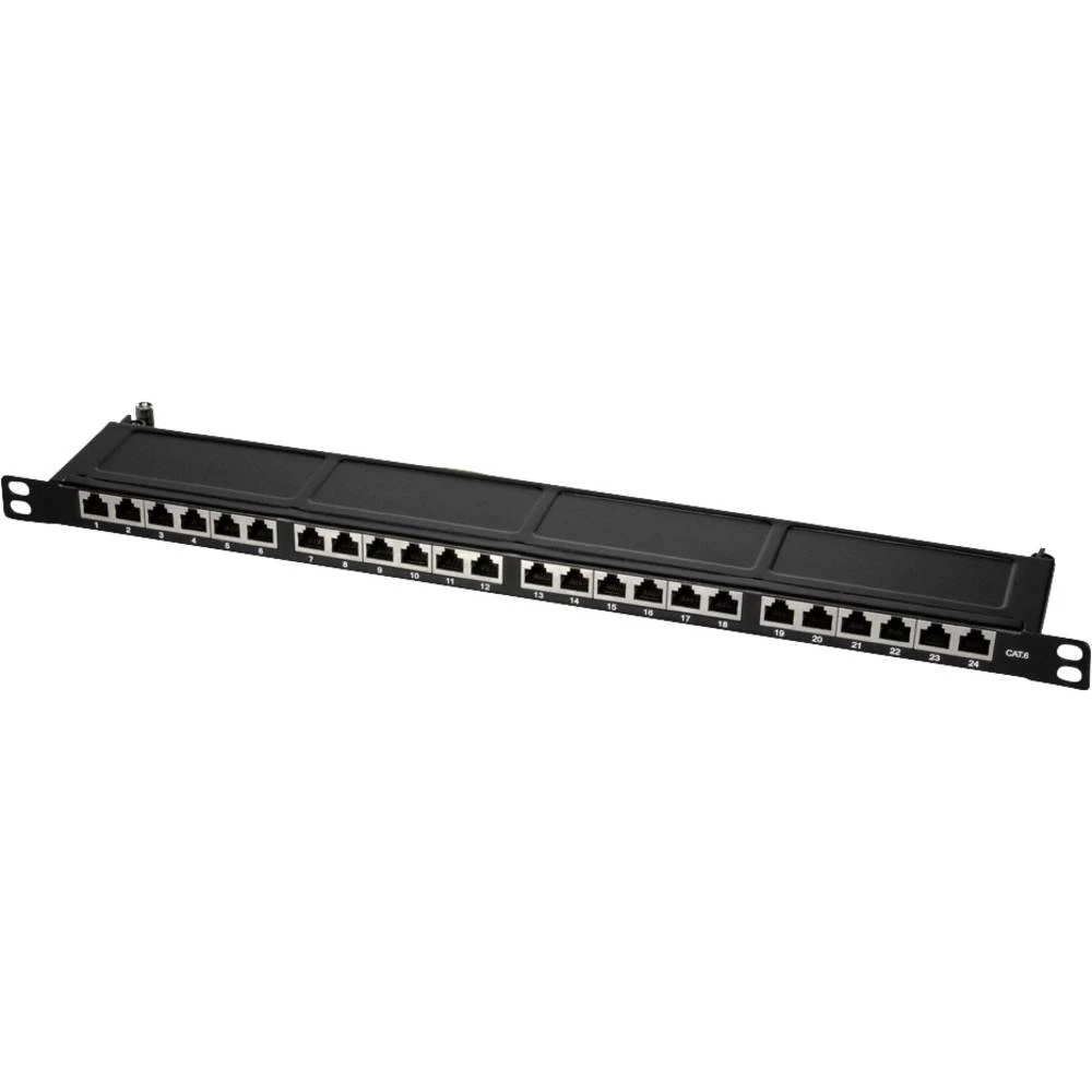 LogiLink NP0047 24 ulaza patch panel cat 6 0.5 HE slika