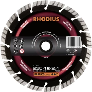Rhodius LD4 dijamantna rezna ploča 230 x 12,0 x 2,4 x 22,23 mm Rhodius 303164 promjer 230 mm 1 ST slika