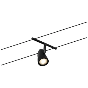 Paulmann WireDC Spot Cup svjetiljka za niskonaponski sustav na užetu   GU5.3   crna (mat), krom boja slika