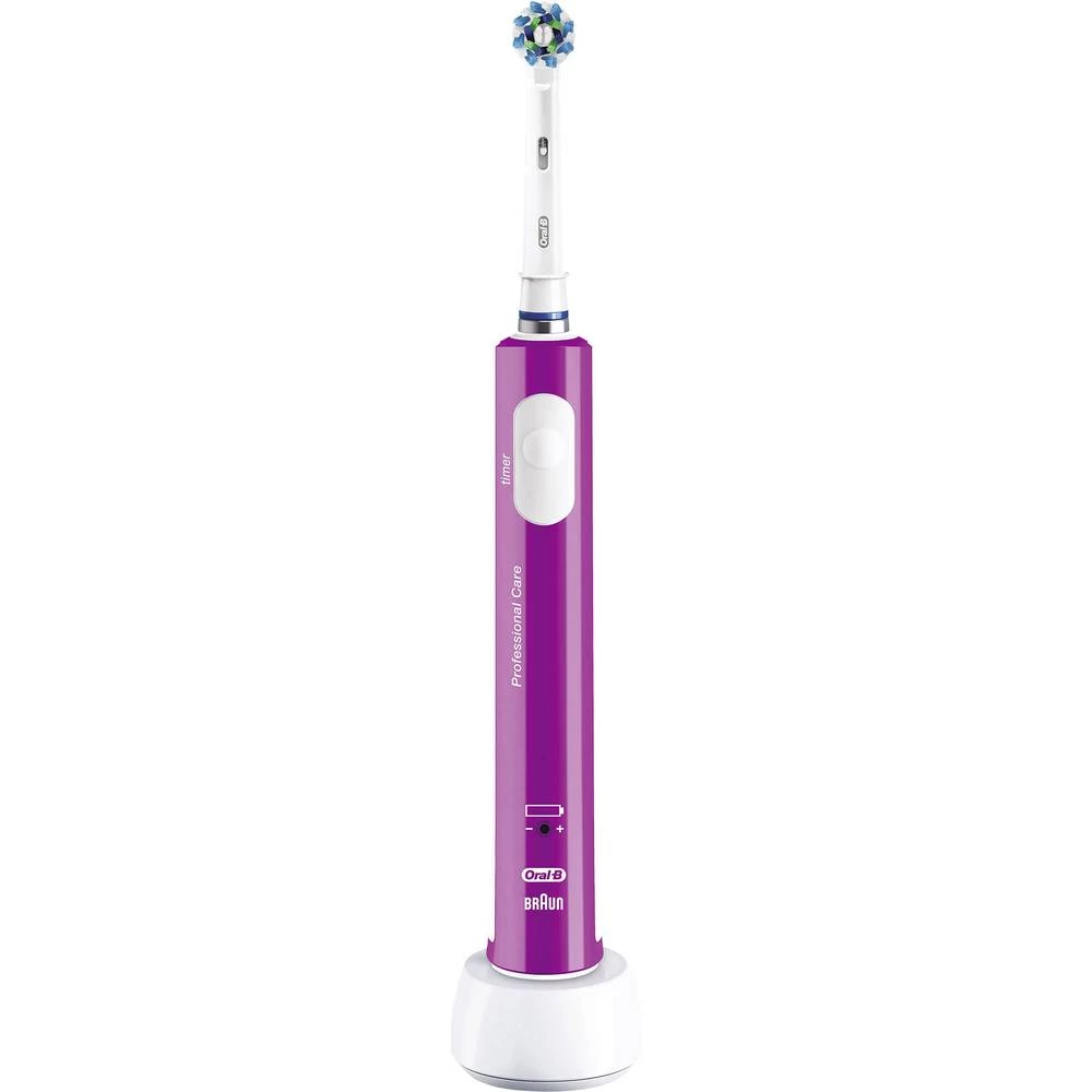 Električna četkica za zube Oral-B Pro 600 Cross Action purple Rotirajuća/oscilirajuća Purpurna slika