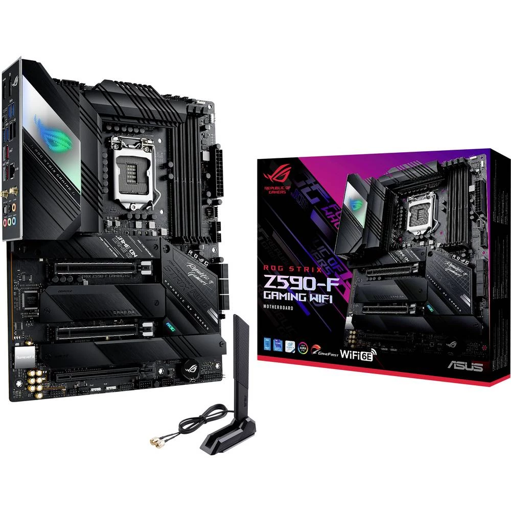 Asus ROG STRIX Z590-F GAMING WIFI matična ploča Baza Intel® 1200 Faktor oblika ATX Set čipova matične ploče Intel® Z590 slika