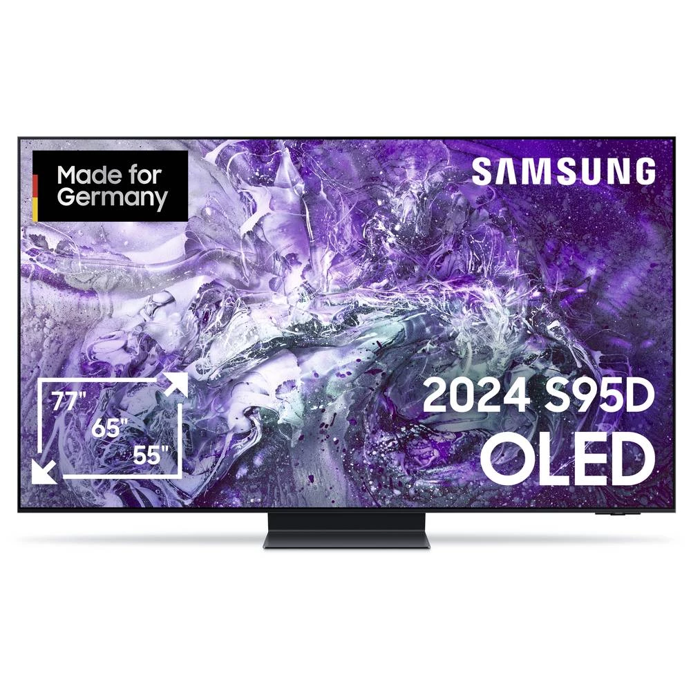 Samsung OLED 4K S95D OLED-TV 195.6 cm 77 palac Energetska učinkovitost 2021 F (A - G) CI+, DVB-T2 HD, WLAN, UHD, Smart T slika