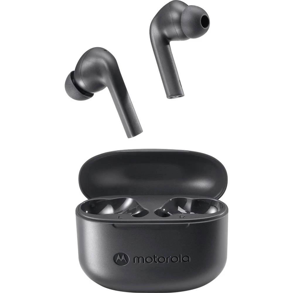 Motorola MOTO BUDS 065   In Ear Headset Bluetooth® stereo crna smanjivanje šuma mikrofona slušalice s mikrofonom, kutija slika