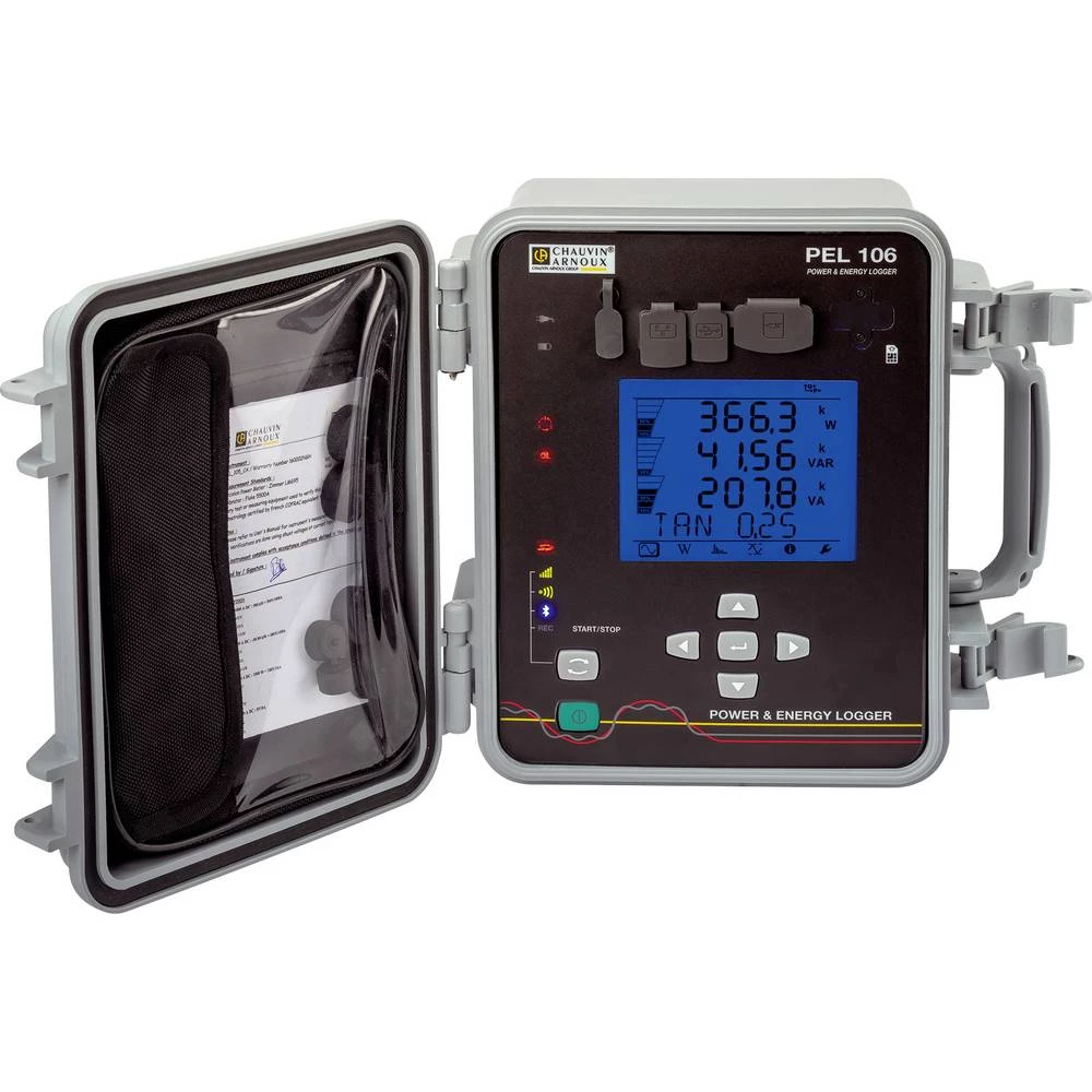 Chauvin Arnoux PEL 106 uređaj za analizu mreže  3-fazno s funkcijom zapisivača slika