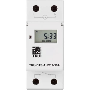 TRU COMPONENTS Radni napon (broj): 230 V/AC TRU-DTS-AHC17-30A 1 prebacivanje 30 A 250 V/AC tjedni program slika