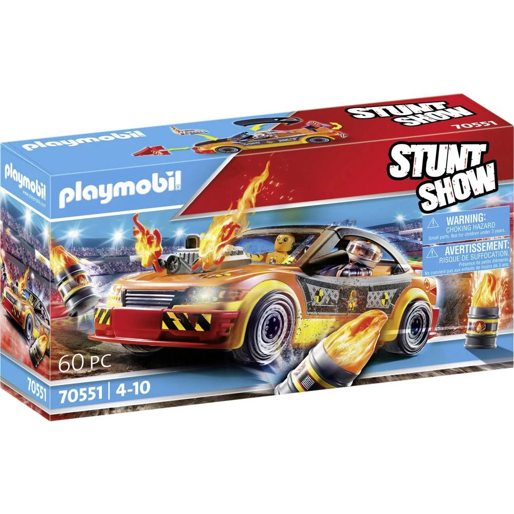 Playmobil® kaskaderska predstava Crashcar 70551 slika