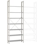 Osnovni modul regalne police (Š x V x d) 960 x 2250 x 600 mm Čelični pod Manuflex RA2225.7035