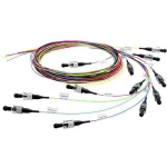 Staklena vlakna Svjetlovodi Priključni kabel [1x Muški konektor ST - 1x Slobodan kraj kabela] 50/125 µ Multimode OM4 2 m T