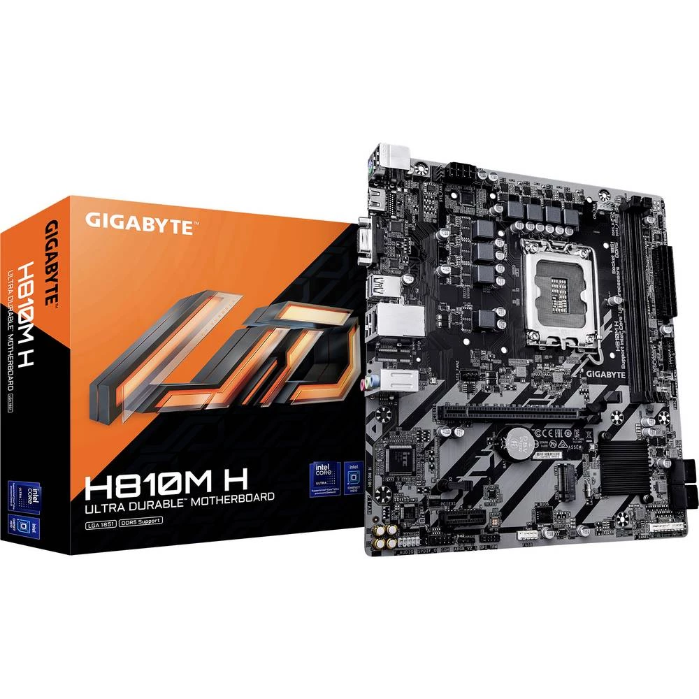 Gigabyte GA-H810M H matična ploča Baza #####Intel® 1851 Faktor oblika (detalji) Micro-ATX Set čipova matične ploče Intel slika