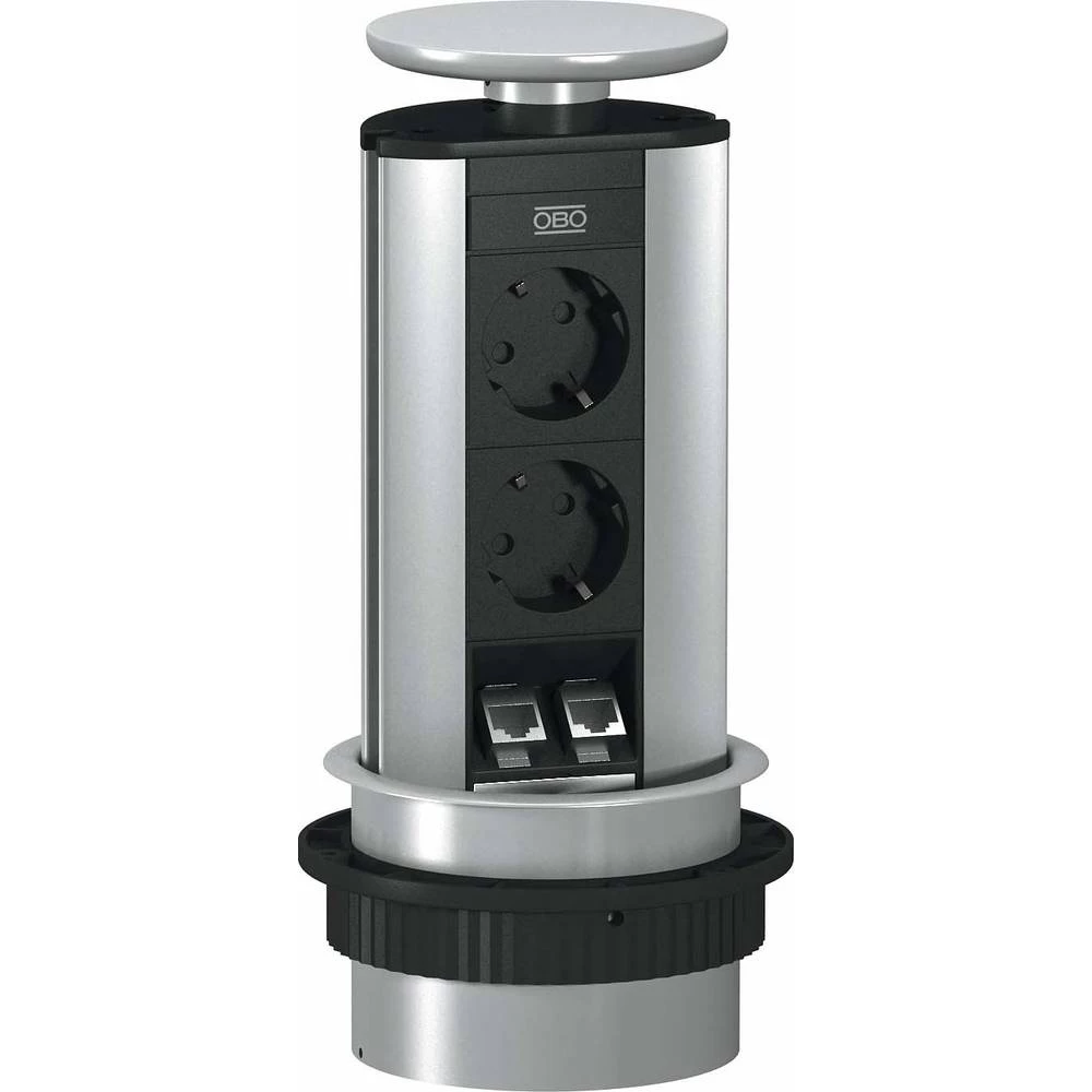 OBO Bettermann 6116874 Stolna utičnica Srebrna slika