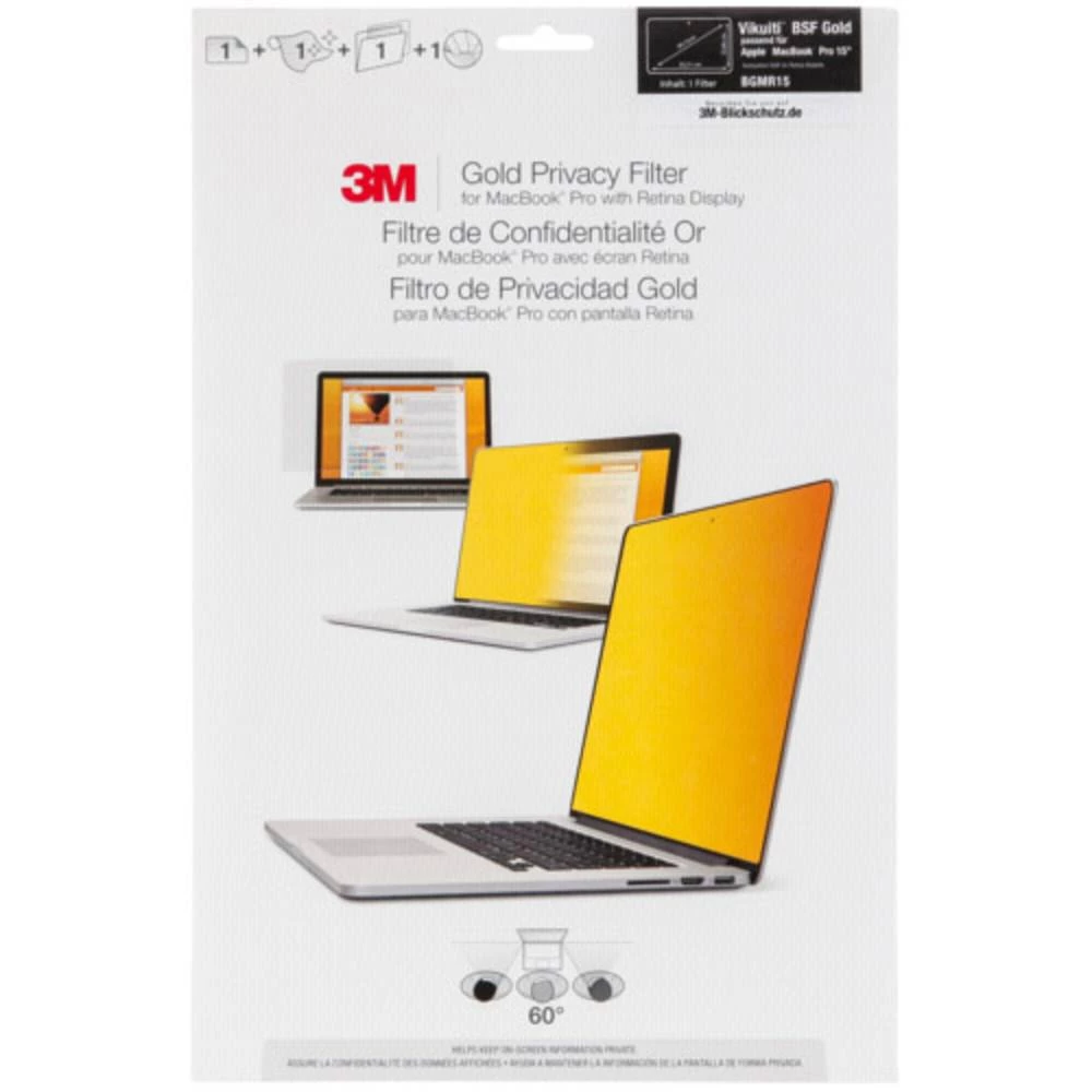 3M GFNAP005 Folija za zaštitu zaslona 38.1 cm (15 ") Format slike: 16:10 7000059572 Pogodno za model: Apple MacBook Pro 15 cola slika