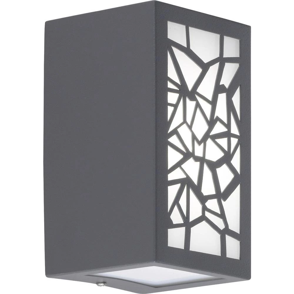 WOFI Vanjska zidna svjetiljka LED vanjska zidna svjetiljka Padova 4101.01.88.7000 Antracitna boja LED fiksno ugrađena slika