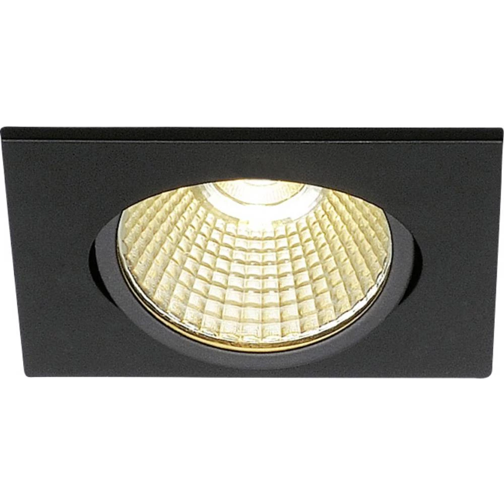 LED ugradna svjetiljka 9 W Toplo-bijela SLV 114390 Crna (mat) slika
