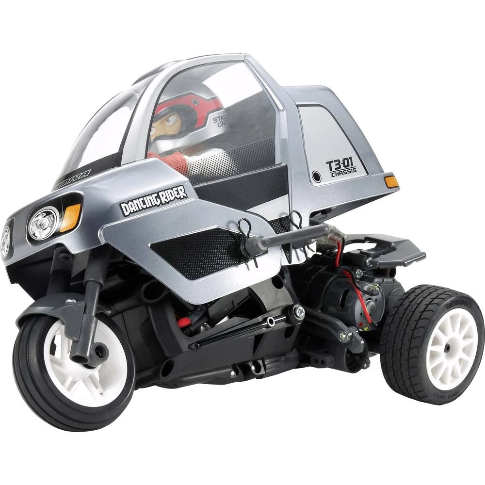 Tamiya Dancing Rider Trike S četkama 1:8 Specijalna vozila Električni Trokolica 2WD Komplet za sastavljanje slika