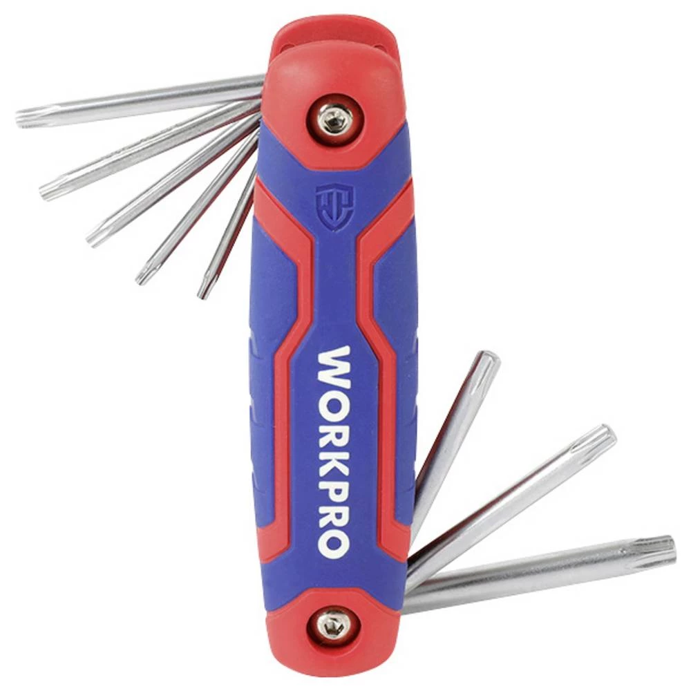 WorkPro  TORX komplet kutnih odvijača   T 9, T 10, T 15, T 20, T 25, T 27, T 30, T 40 slika