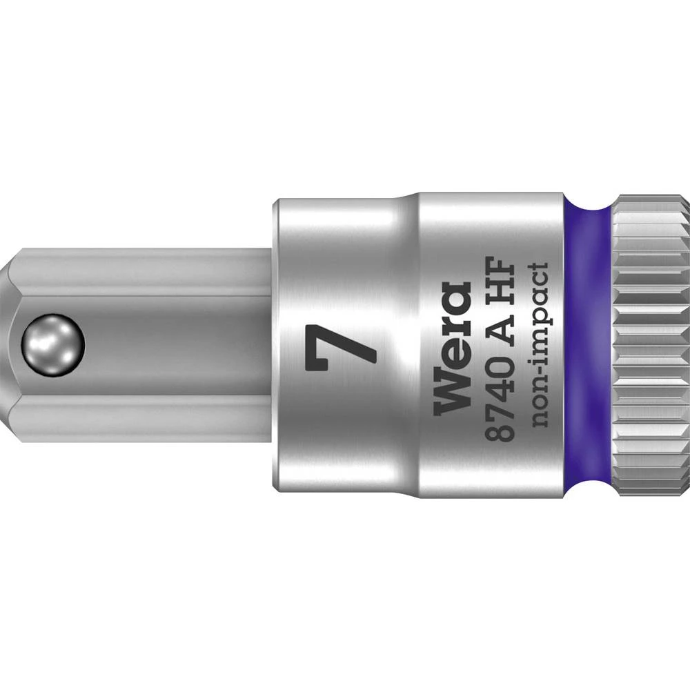 Unutarnji šesterokutni Bit za nasadni ključ 7 mm 1/4 (6.3 mm) Wera 8740 A 05003341001 slika