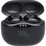 Bluetooth® Naglavne slušalice JBL Tune 120 U ušima Slušalice s mikrofonom, Kontrola na dodir Crna