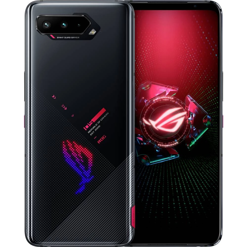 Asus ROG Phone 5 dual sim pametni telefon 256 GB 6.78 palac (17.2 cm) dual-sim Android™ 11 crna slika
