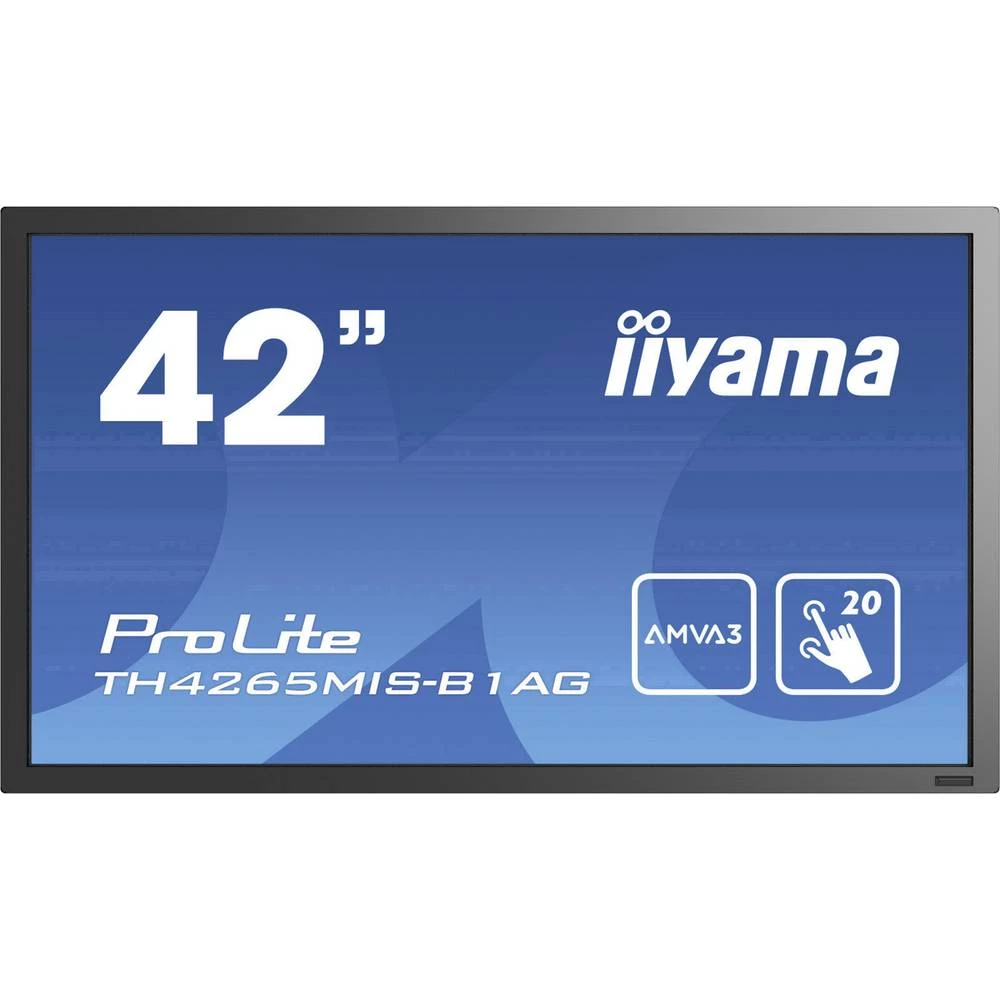 Zaslon na dodir 106.7 cm (42 ") Iiyama ProLite TH4265MI ATT.CALC.EEK B (A+++ - D) 1920 x 1080 piksel Full HD 6.5 ms HDMI&trade;, slika