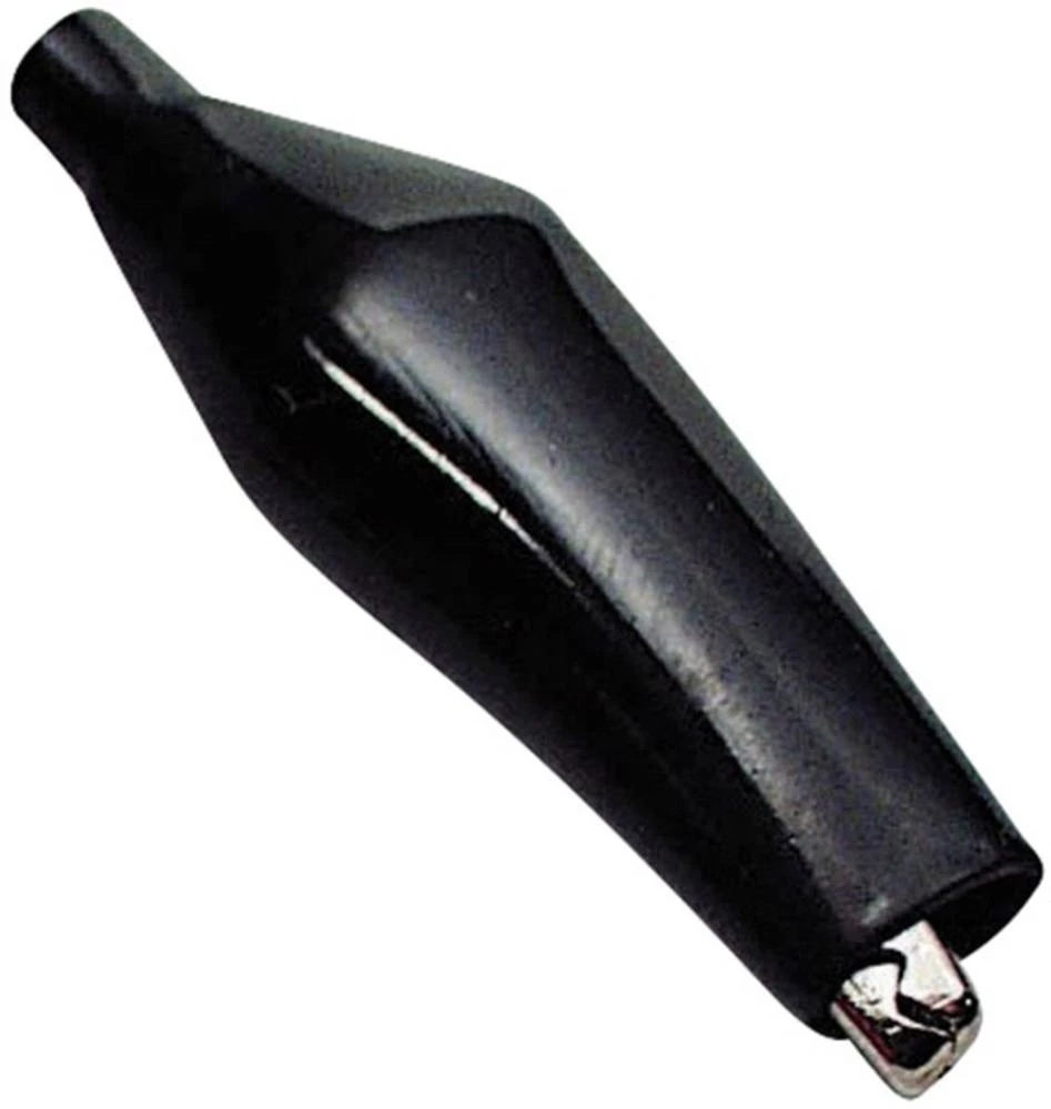 Krokodilska stezaljka Crna Stezni raspon maks.: 12 mm dužina: 35 mm TRU COMPONENTS 100 ST slika