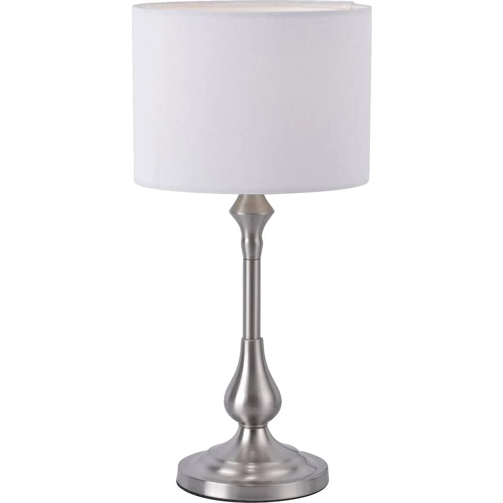 LeuchtenDirekt Stajaće/stolne svjetiljke 11294-55 Čelik, Bijela E14 slika