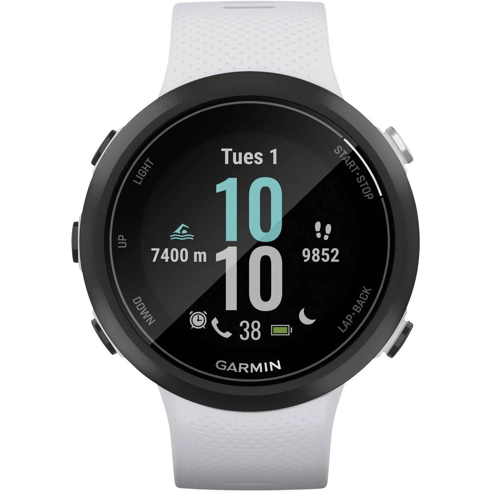 Sat za plivanje Garmin SWIM 2 Steinweiß/Schwarz Kamen slika