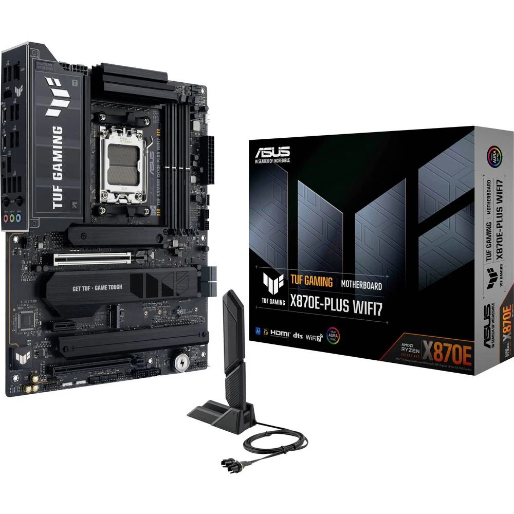 Asus TUF X870E-PLUS matična ploča Baza AMD AM5 Faktor oblika (detalji) ATX Set čipova matične ploče AMD® X870E slika