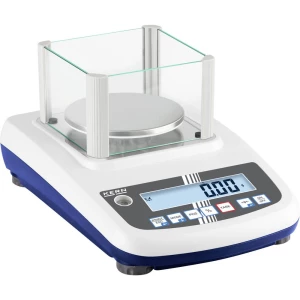 Kern PFB 1200-2 precizna vaga Opseg mjerenja (kg) 1.2 kg Mogućnost očitanja 0.01 g strujni pogon srebrna slika