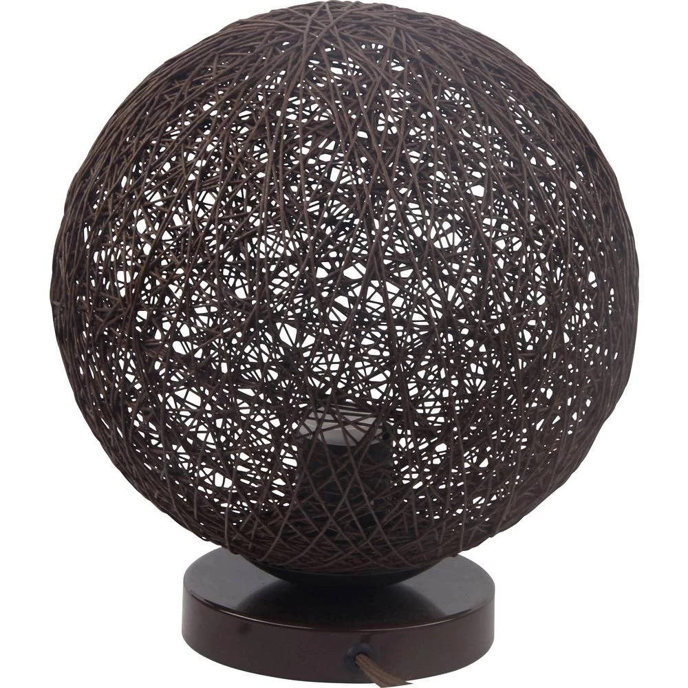 WOFI Stajaće/stolne svjetiljke Stolna svjetiljka Bilbao 8202.01.52.6250 Smeđa boja E27 slika