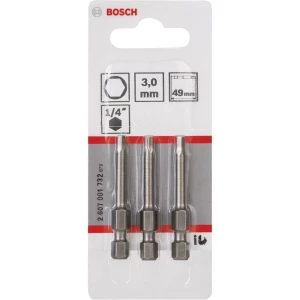 Šestrubni bit 3 mm Bosch Accessories Ekstra tvrdi E 6.3 3 ST slika