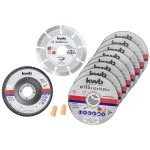 KWB 712041, rezne ploče + dijamantna i brusna ploča, Ø tanka kutna brusilica 115 mm kwb  712041 set reznih ploča 115 mm 10 St. nehrđajući čelik
